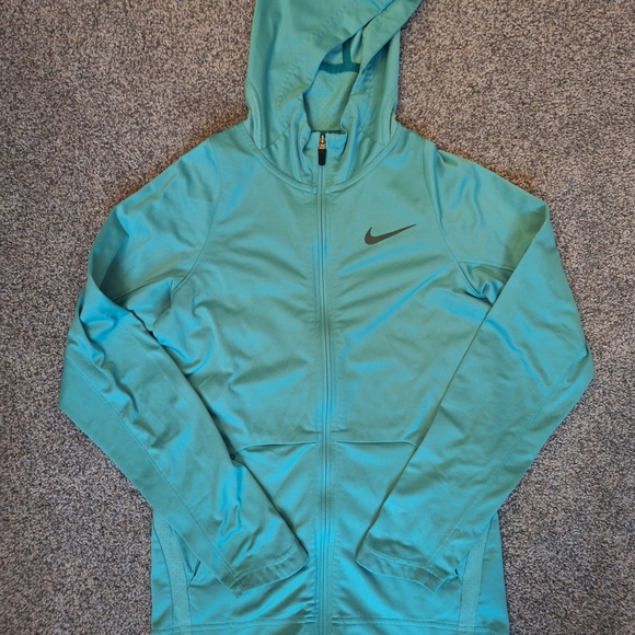 Nike Teal Zip-Up Hoodie - Picture 1 of 1
